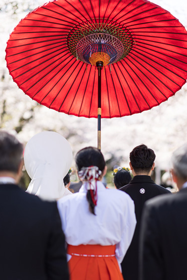 愛知縣護國神社：結婚式（本殿神前挙式）挨拶